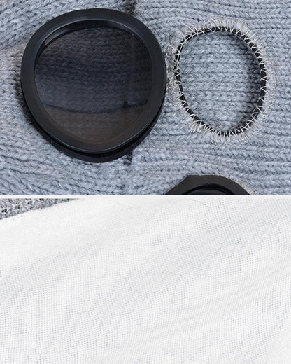 Cozy Knit Ski Mask & Beanie -  techwear - Versatile Cozy Knit Ski Mask and Beanie for Winter - View 11