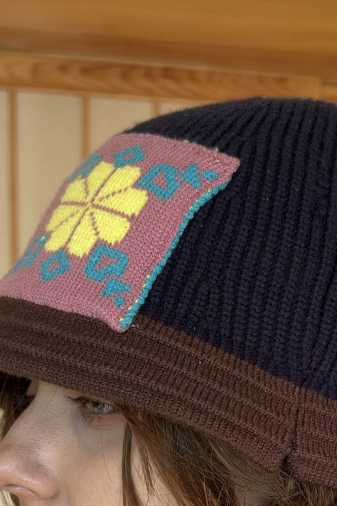 Cozy Knitted Edelweiss Bucket Hat - bucket hat - Comfortable Knitted Bucket Hat for All Seasons - View 8