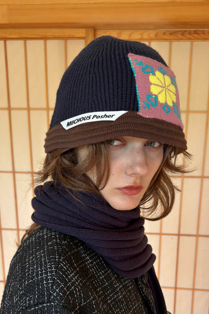 Cozy Knitted Edelweiss Bucket Hat -  fisherman hat - Comfortable Knitted Bucket Hat for All Seasons - View 5