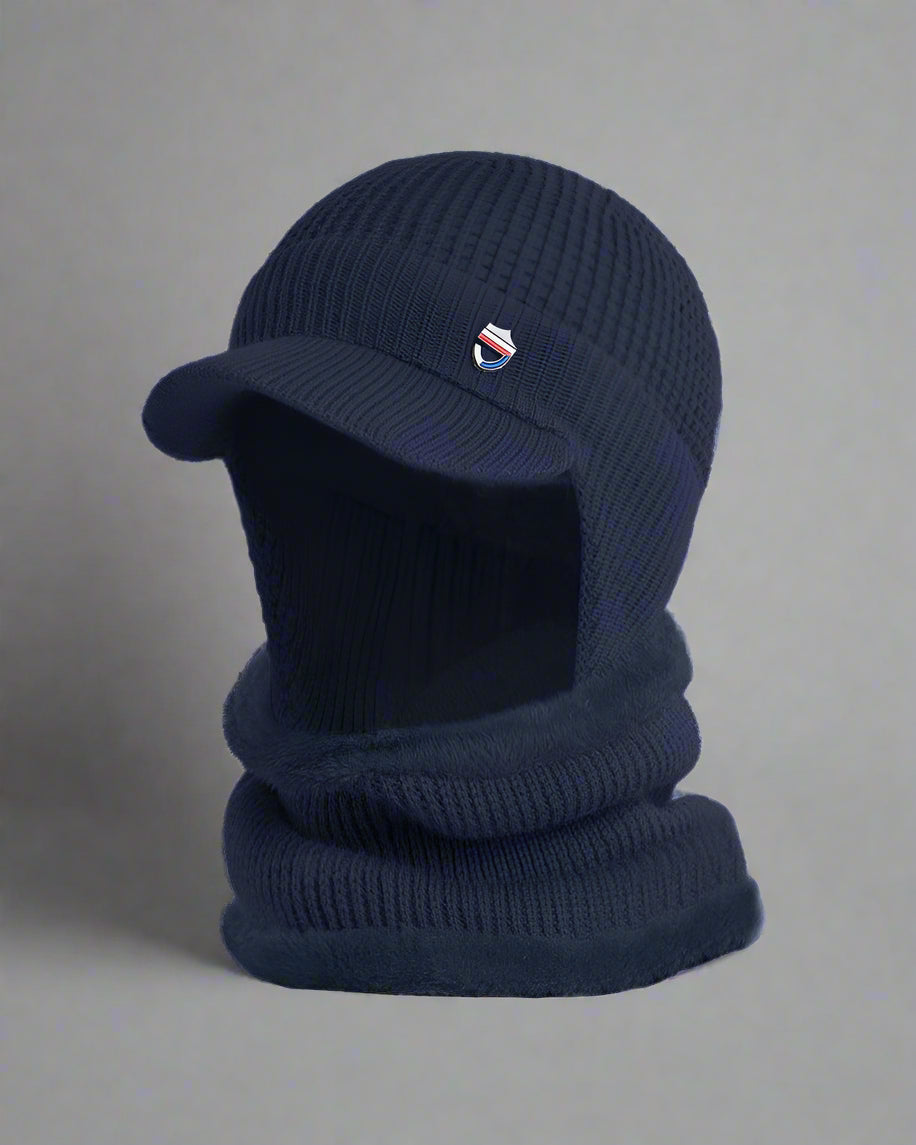 Cozy Knitted Ski Mask Hat -  outdoor wear - Stylish Cozy Knitted Ski Mask Hat for Cold Weather - View 5