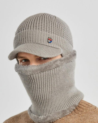 Cozy Knitted Ski Mask Hat - ski mask - Stylish Cozy Knitted Ski Mask Hat for Cold Weather - View 10