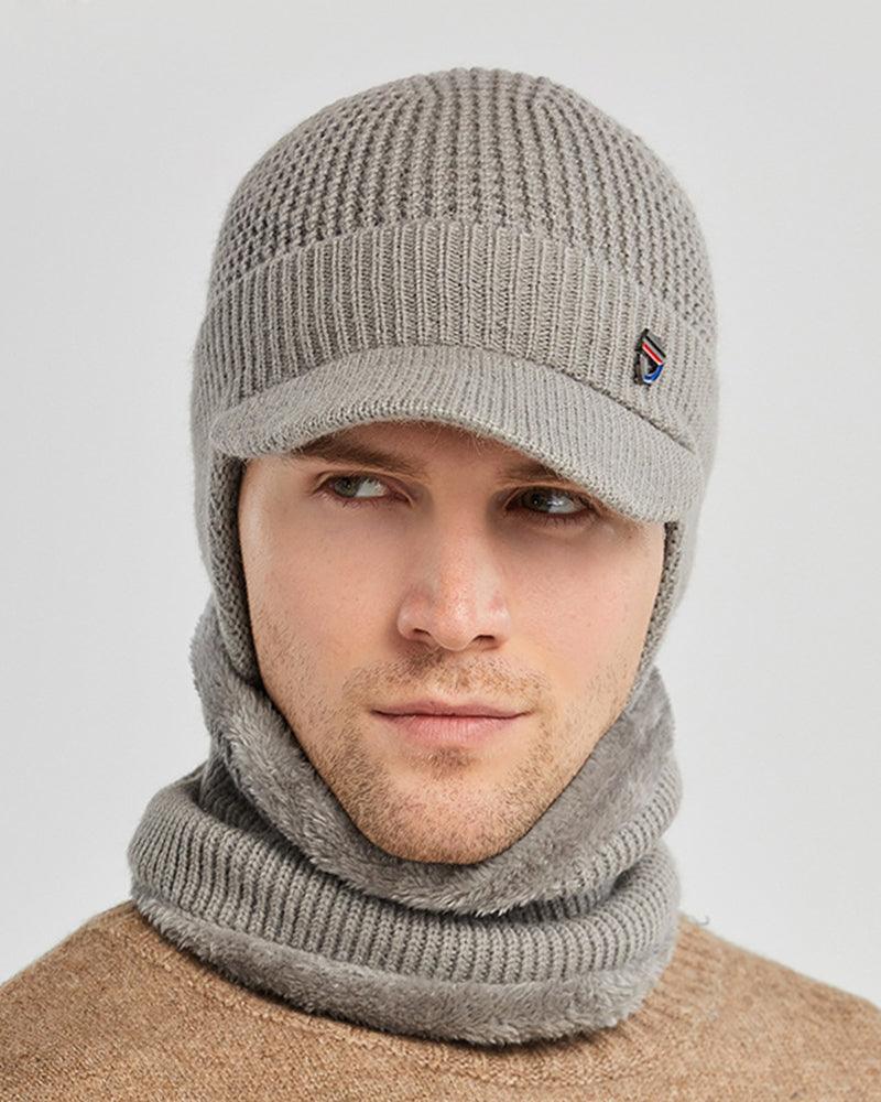 Cozy Knitted Ski Mask Hat -  winter adventures ski mask - Stylish Cozy Knitted Ski Mask Hat for Cold Weather - View 8