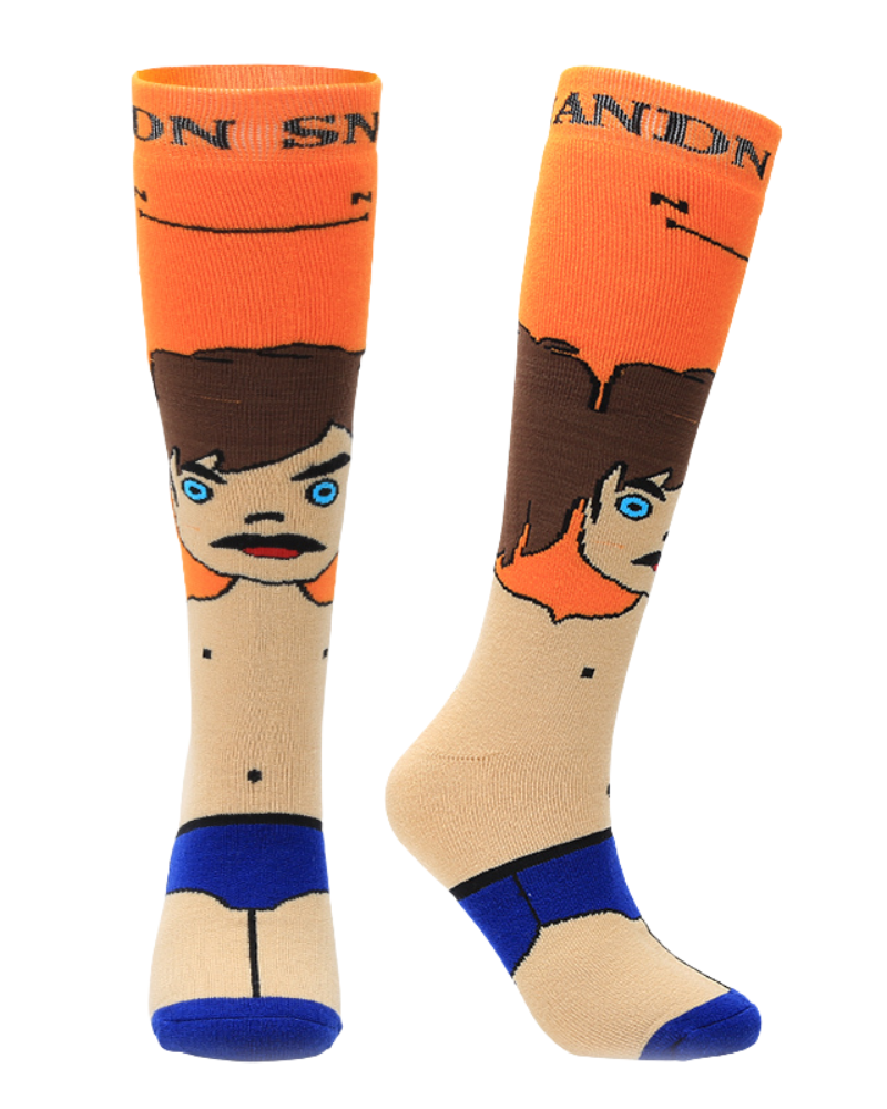 Cozy Long Cotton Ski Socks -  comfortable techwear socks - Comfortable Long Cotton Ski Socks for All Activities - View 11