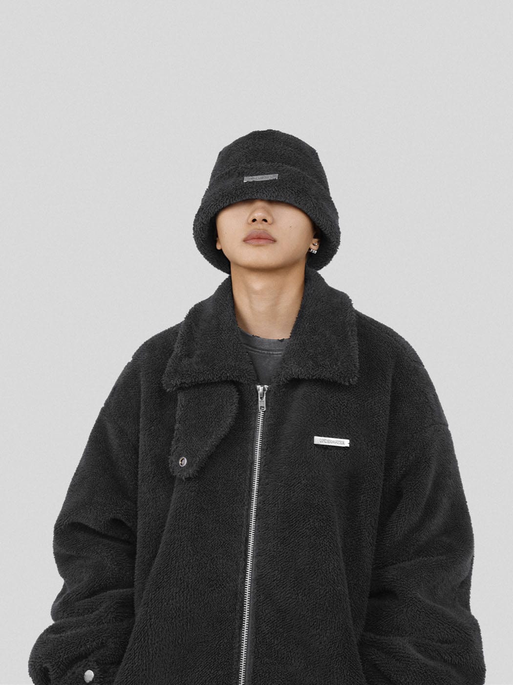 Cozy Underwater Fleece Hat -  fold-up brim hat - Cozy Underwater Fleece Hat for Warmth and Comfort - View 5