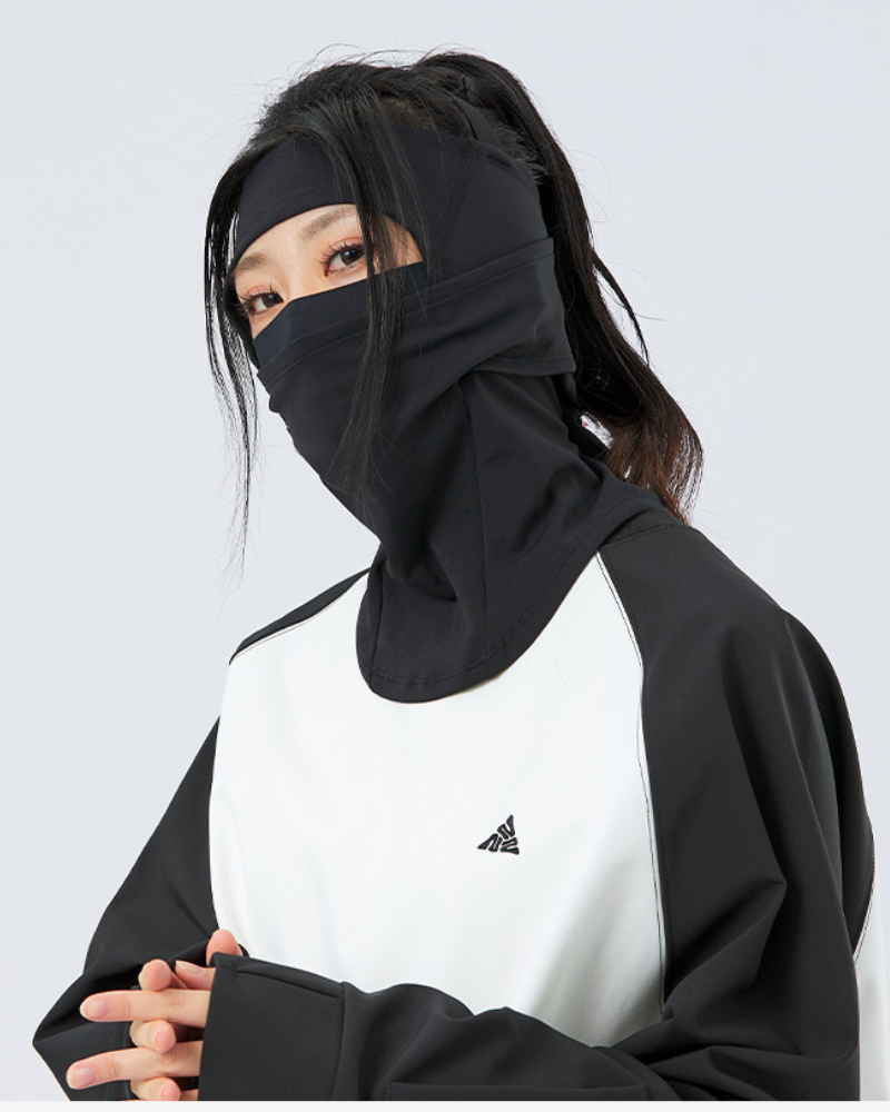 Cozy Unisex Ski Face Mask - winter techwear - Warm Fleece-Lined Ski Face Mask for Outdoor Adventures - View 3