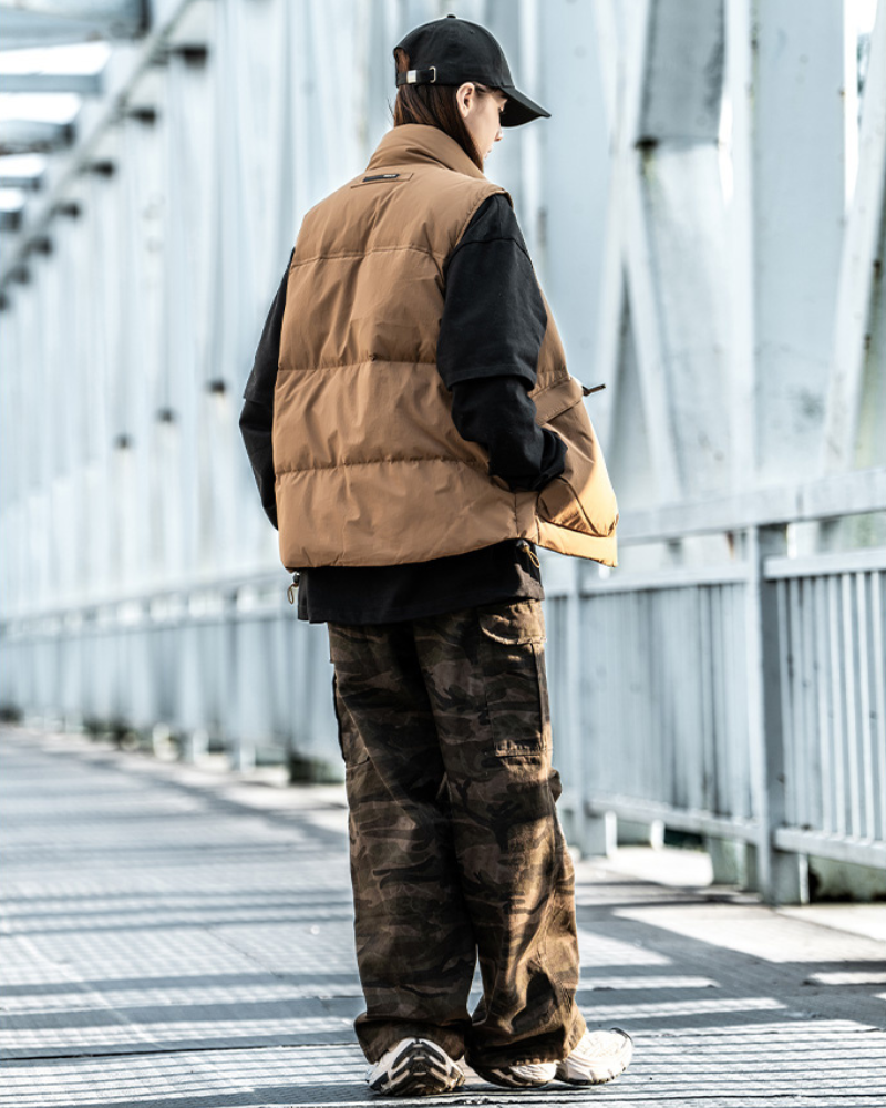 Cozy Unisex Winter Puffer Vest - puffer vest - Cozy Unisex Winter Puffer Vest for Cold Weather - View 10