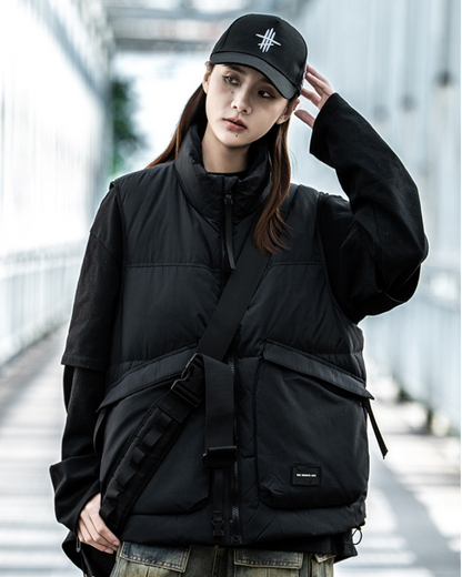 Cozy Unisex Winter Puffer Vest -  stylish winter vest - Cozy Unisex Winter Puffer Vest for Cold Weather - View 7