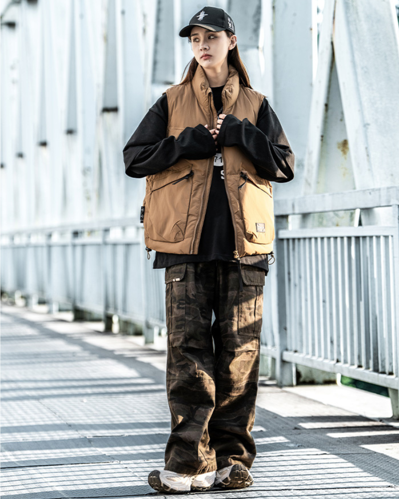 Cozy Unisex Winter Puffer Vest -  unisex vest - Cozy Unisex Winter Puffer Vest for Cold Weather - View 8