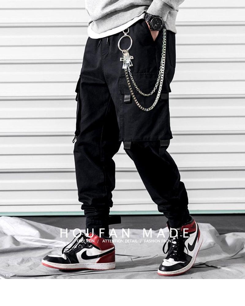 Crossbody Pants Chain Accessory -  cyberpunk - Crossbody Pants Chain: A Stylish Techwear Accessory - View 4