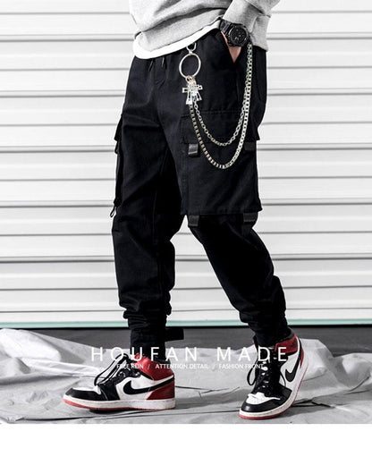 Crossbody Pants Chain Accessory -  cyberpunk - Crossbody Pants Chain: A Stylish Techwear Accessory - View 4