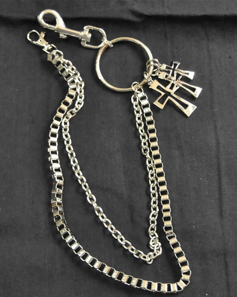 Crossbody Pants Chain Accessory -  futuristic design - Crossbody Pants Chain: A Stylish Techwear Accessory - View 6