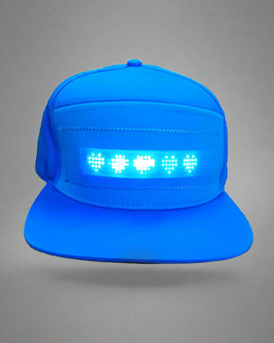 Customizable Cyberpunk Glow Cap -  customizable hat - Customizable Glow Cap for a Futuristic Style - View 3