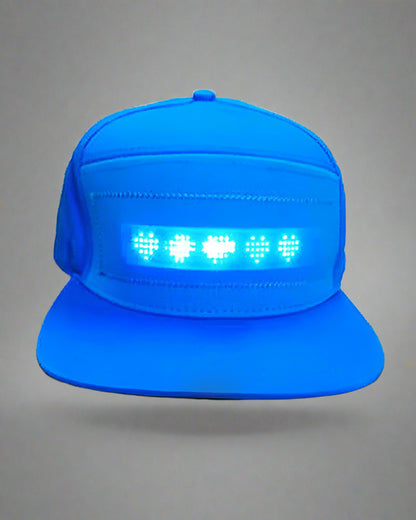 Customizable Cyberpunk Glow Cap -  customizable hat - Customizable Glow Cap for a Futuristic Style - View 3