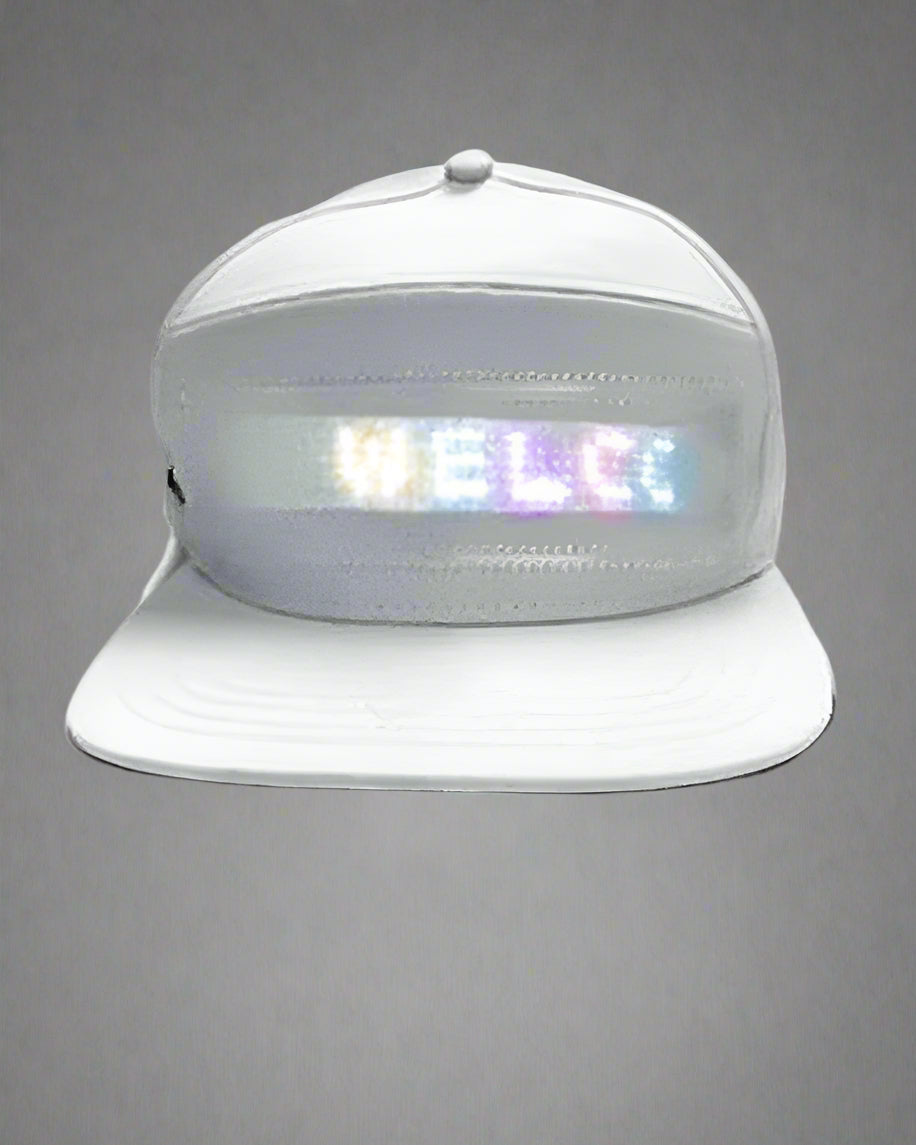 Customizable Cyberpunk Glow Cap - futuristic cap - Customizable Glow Cap for a Futuristic Style - View 2