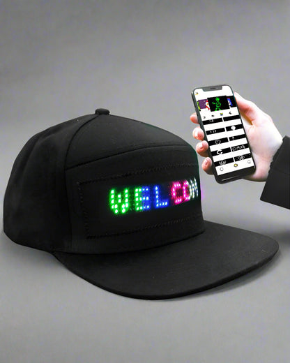 Customizable Cyberpunk Glow Cap -  LED cap options - Customizable Glow Cap for a Futuristic Style - View 5