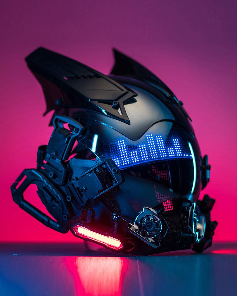 Customizable Cyberpunk Rhythm Helmet - cyberpunk mask - Customizable Cyberpunk Helmet with LED Lights - View 11