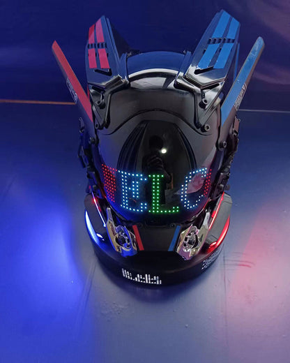 Customizable Cyberpunk Rhythm Helmet -  led lights - Customizable Cyberpunk Helmet with LED Lights - View 15