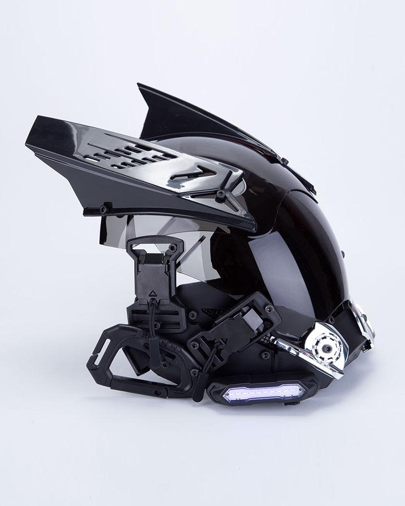 Customizable Cyberpunk Rhythm Helmet -  techwear collection - Customizable Cyberpunk Helmet with LED Lights - View 17