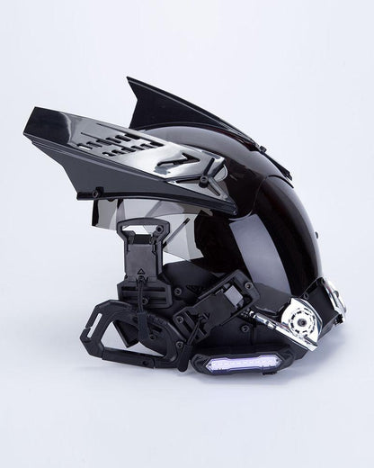 Customizable Cyberpunk Rhythm Helmet -  techwear collection - Customizable Cyberpunk Helmet with LED Lights - View 17