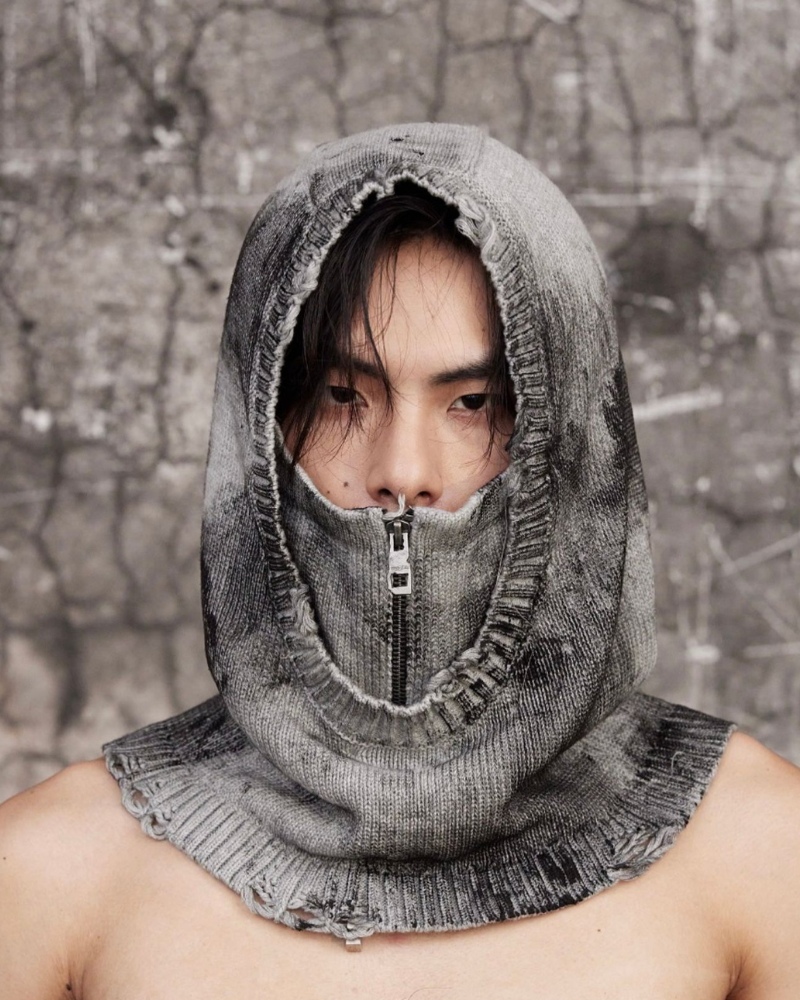 Customizable Knit Balaclava Mask - balaclava - Customizable Knit Balaclava Mask for Outdoor Activities - Main view