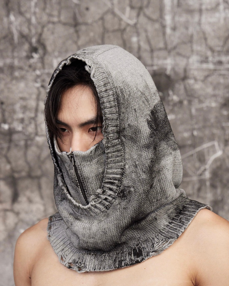 Customizable Knit Balaclava Mask -  face mask - Customizable Knit Balaclava Mask for Outdoor Activities - View 5