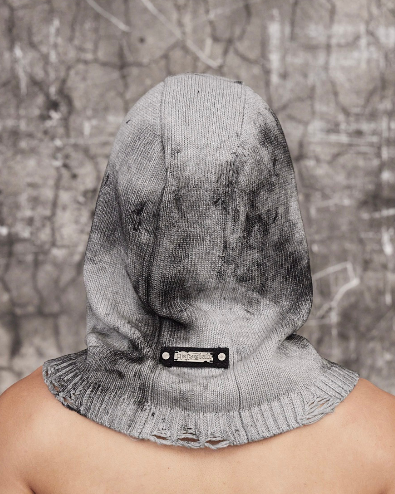 Customizable Knit Balaclava Mask - winter techwear - Customizable Knit Balaclava Mask for Outdoor Activities - View 3