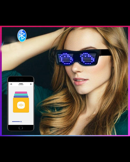 Customizable LED Light-Up Glasses -  light up - Customizable LED Light-Up Glasses for Parties and Festivals - View 5
