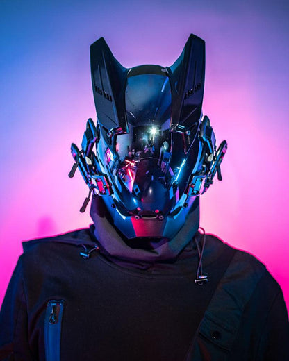 Cyberpunk Adventure Helmet Mask - cosplay accessories - Cyberpunk Adventure Helmet Mask for Futuristic Style - Main view