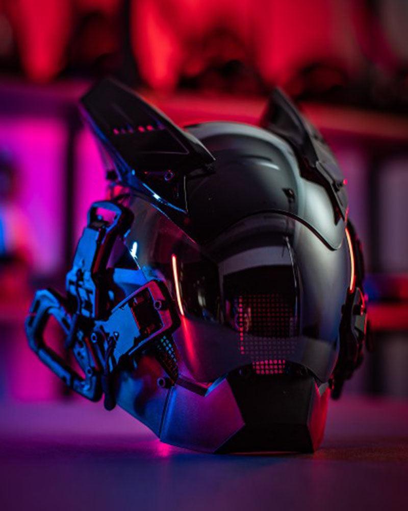 Cyberpunk Adventure Helmet Mask - cyberpunk helmet - Cyberpunk Adventure Helmet Mask for Futuristic Style - View 2