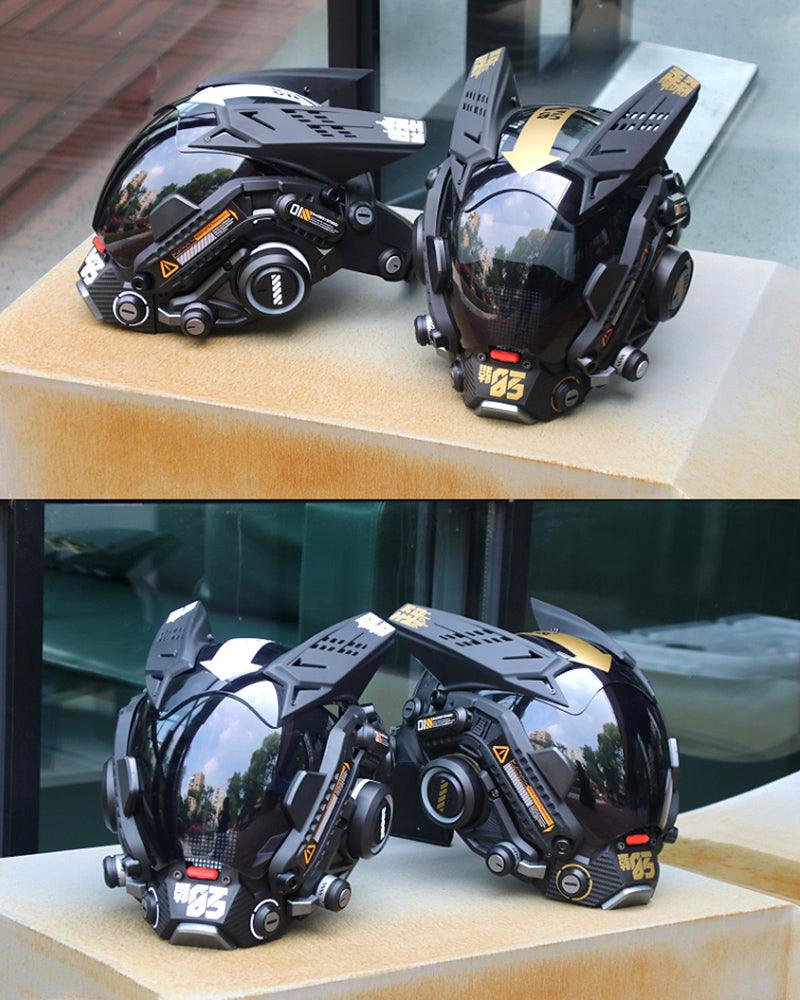Cyberpunk Futuristic Helmet Mask -  high-quality - Futuristic Cyberpunk Helmet Mask for Events - View 17