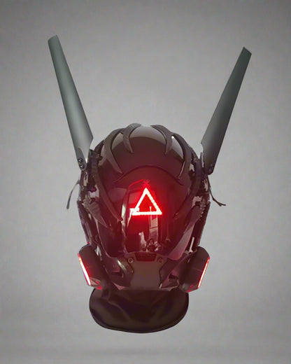 Cyberpunk Futuristic Winged Mask - futuristic mask - Futuristic Cyberpunk Winged Mask for Bold Looks - View 2