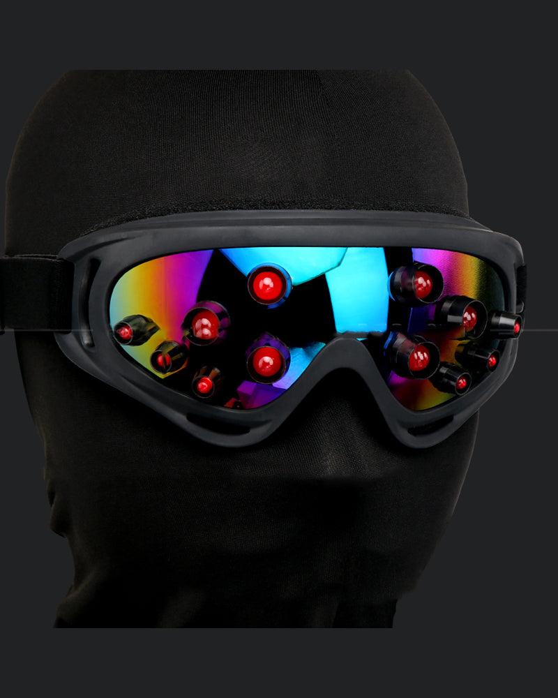 Cyberpunk LED Goggles & Mask -  futuristic style - Futuristic LED Cyberpunk Goggles and Mask for a Unique Look - View 19