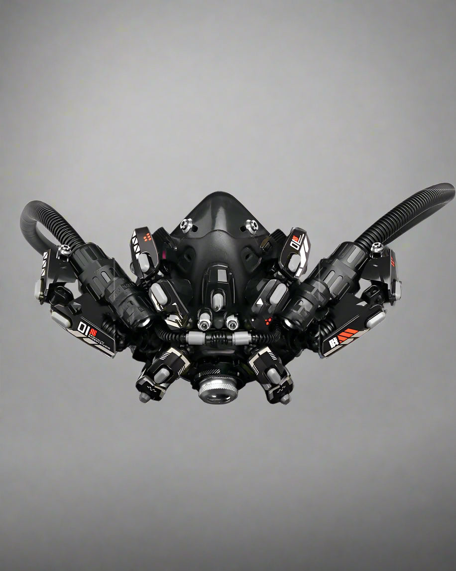 Cyberpunk LED Goggles & Mask -  comfortable fit cyberpunk mask - Futuristic LED Cyberpunk Goggles and Mask for a Unique Look - View 4