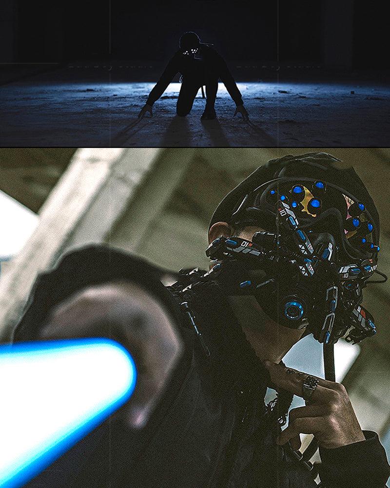 Cyberpunk LED Goggles & Mask - cyberpunk mask - Futuristic LED Cyberpunk Goggles and Mask for a Unique Look - View 15