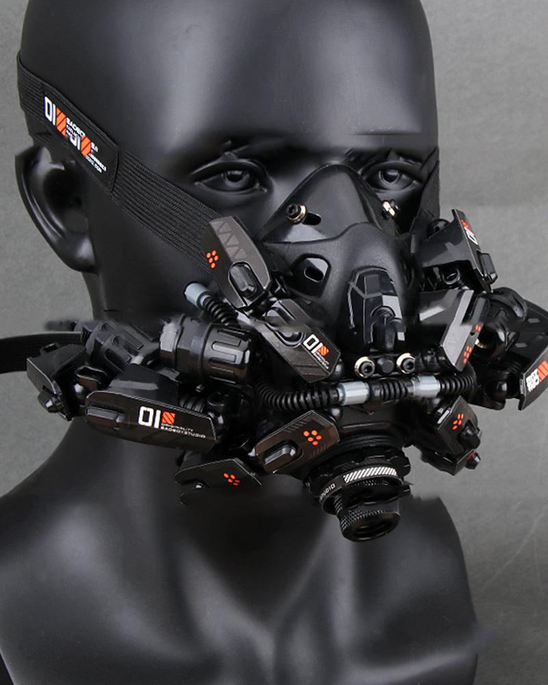 Cyberpunk LED Goggles & Mask - goggles with led lights - Futuristic LED Cyberpunk Goggles and Mask for a Unique Look - View 23