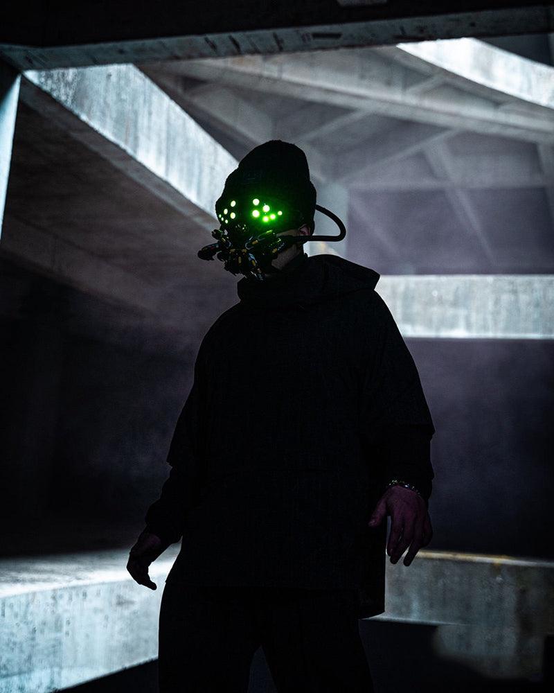 Cyberpunk LED Goggles & Mask -  futuristic style - Futuristic LED Cyberpunk Goggles and Mask for a Unique Look - View 12