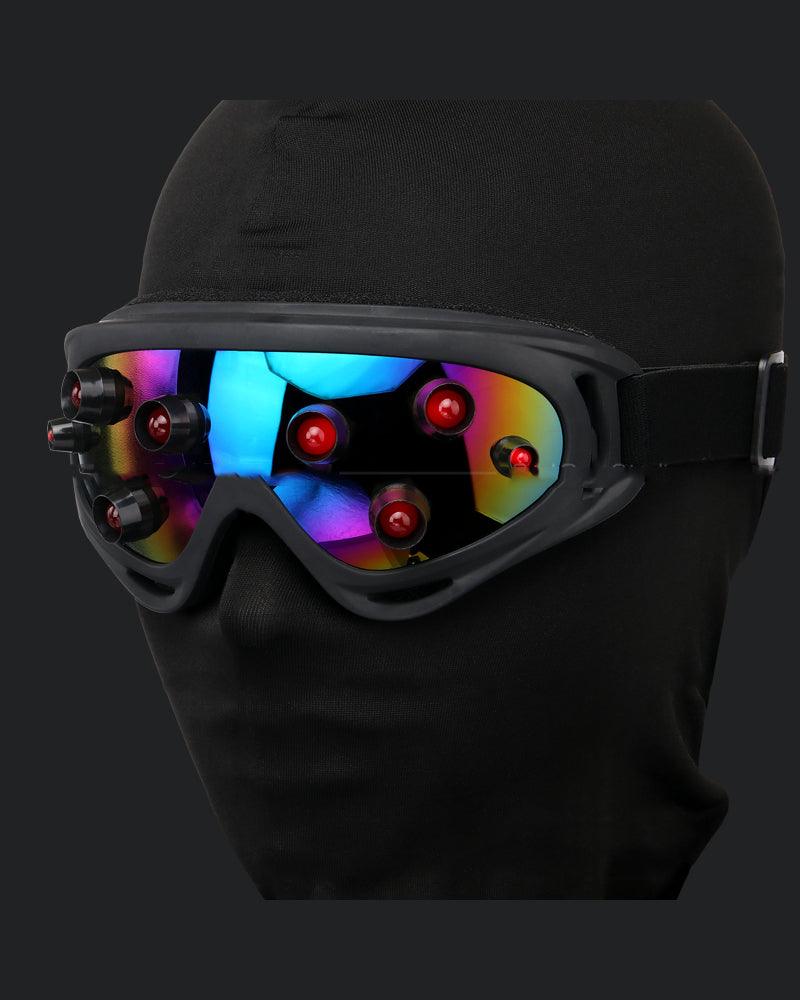 Cyberpunk LED Goggles & Mask -  led goggles - Futuristic LED Cyberpunk Goggles and Mask for a Unique Look - View 20