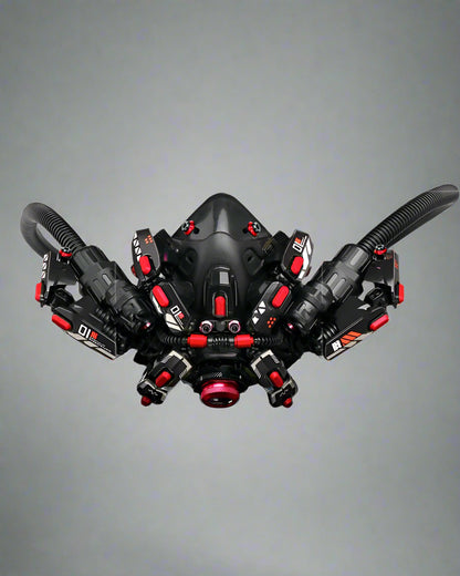 Cyberpunk LED Goggles & Mask -  futuristic style - Futuristic LED Cyberpunk Goggles and Mask for a Unique Look - View 5