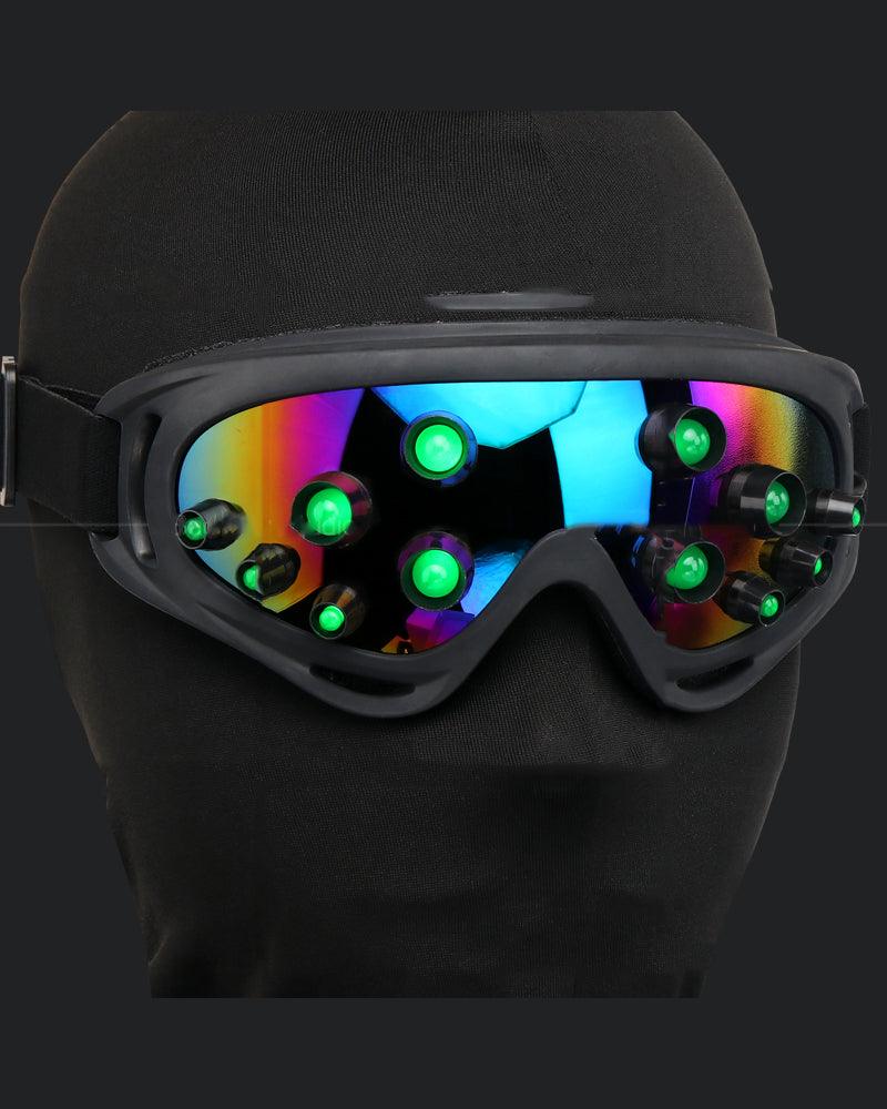 Cyberpunk LED Goggles & Mask - New Arrivals - Futuristic LED Cyberpunk Goggles and Mask for a Unique Look - View 17