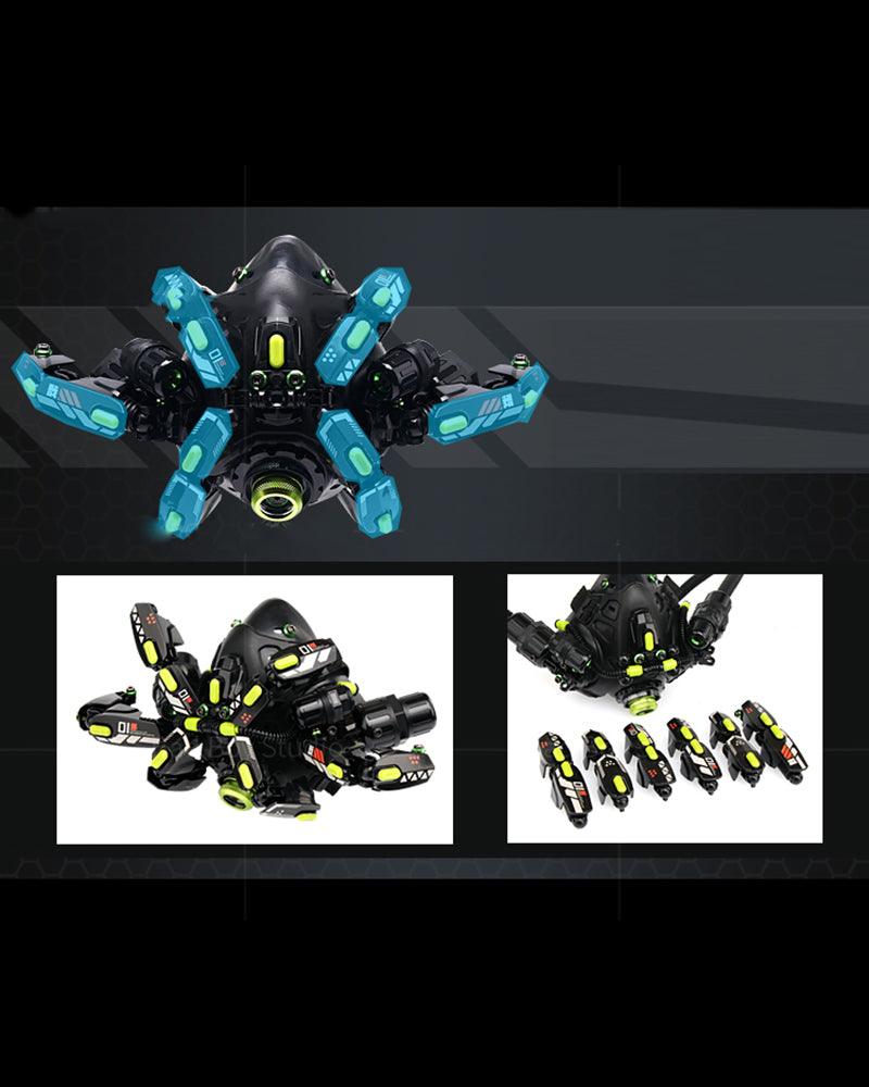Cyberpunk LED Goggles & Mask - New Arrivals - Futuristic LED Cyberpunk Goggles and Mask for a Unique Look - View 24