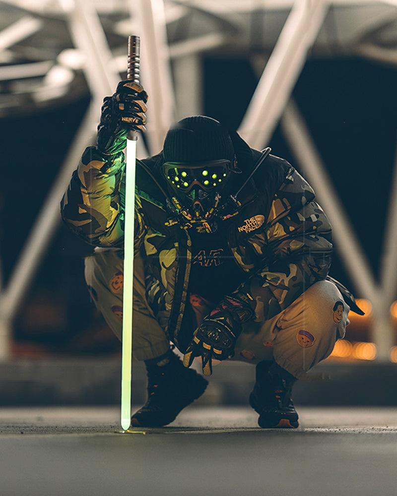 Cyberpunk LED Goggles & Mask - goggles with led lights - Futuristic LED Cyberpunk Goggles and Mask for a Unique Look - View 9