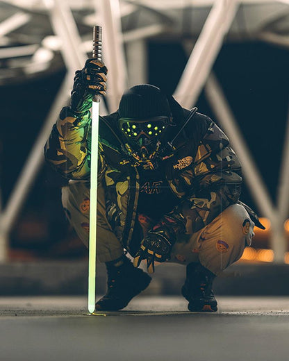 Cyberpunk LED Goggles & Mask - goggles with led lights - Futuristic LED Cyberpunk Goggles and Mask for a Unique Look - View 9