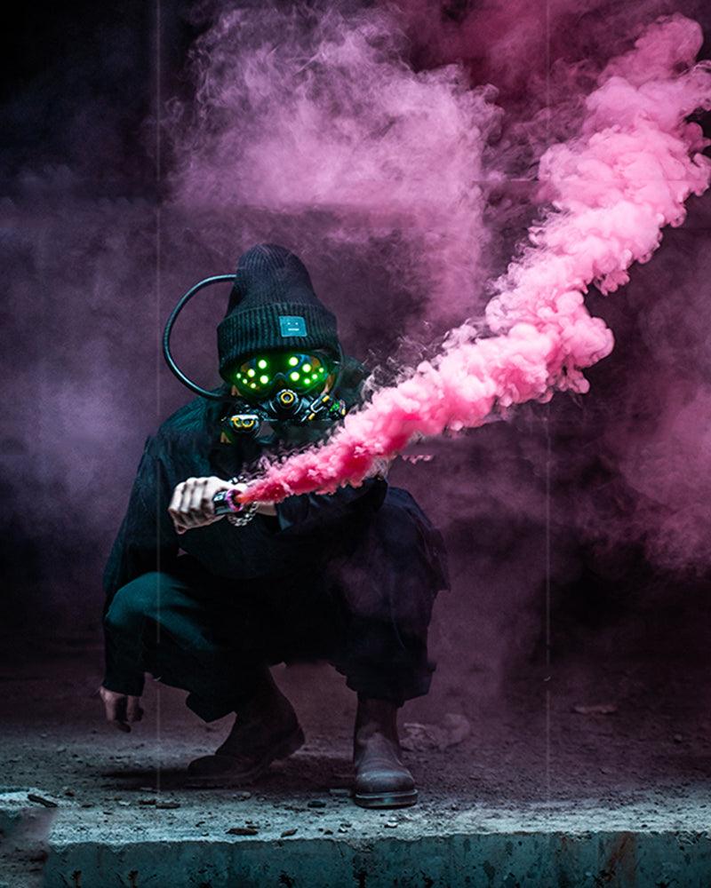 Cyberpunk LED Goggles & Mask -  led goggles - Futuristic LED Cyberpunk Goggles and Mask for a Unique Look - View 13