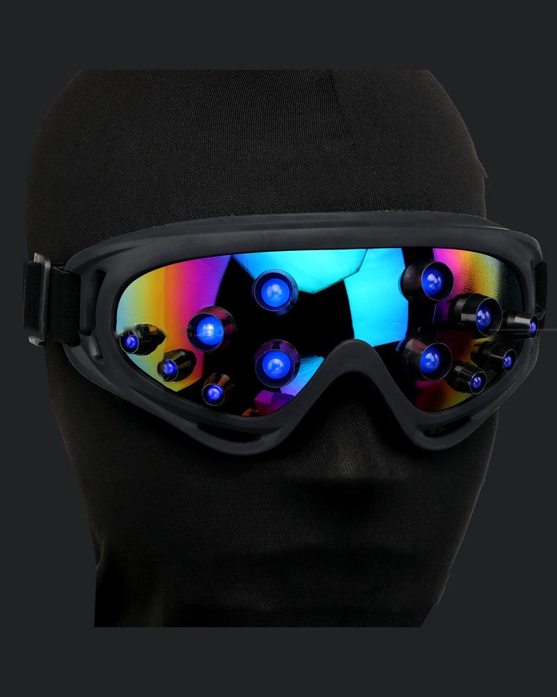 Cyberpunk LED Goggles & Mask -  polycarbonate cyberpunk mask - Futuristic LED Cyberpunk Goggles and Mask for a Unique Look - View 21