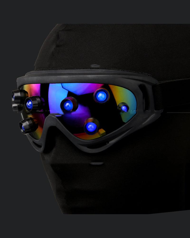 Cyberpunk LED Goggles & Mask -  comfortable fit cyberpunk mask - Futuristic LED Cyberpunk Goggles and Mask for a Unique Look - View 18