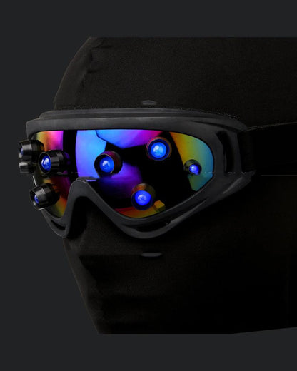 Cyberpunk LED Goggles & Mask -  comfortable fit cyberpunk mask - Futuristic LED Cyberpunk Goggles and Mask for a Unique Look - View 18