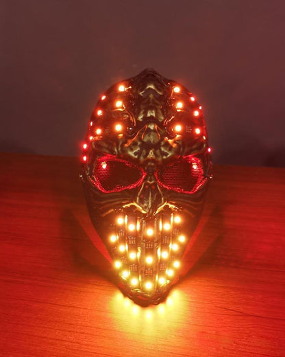 Cyberpunk LED Skull Helmet - cyberpunk helmet - Cyberpunk LED Skull Helmet for Techwear Style - View 8