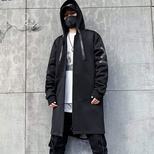 Cyberpunk Long Jacket Coat - cyberpunk - Stylish Cyberpunk Long Jacket Coat for Urban Wear - Main view