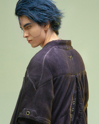Cyberpunk Ninja Kimono Jacket - BEST SELLERS - Cyberpunk Ninja Kimono Jacket for Futuristic Style - View 11