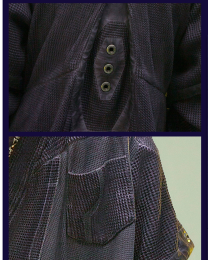Cyberpunk Ninja Kimono Jacket -  comfortable kimono - Cyberpunk Ninja Kimono Jacket for Futuristic Style - View 15